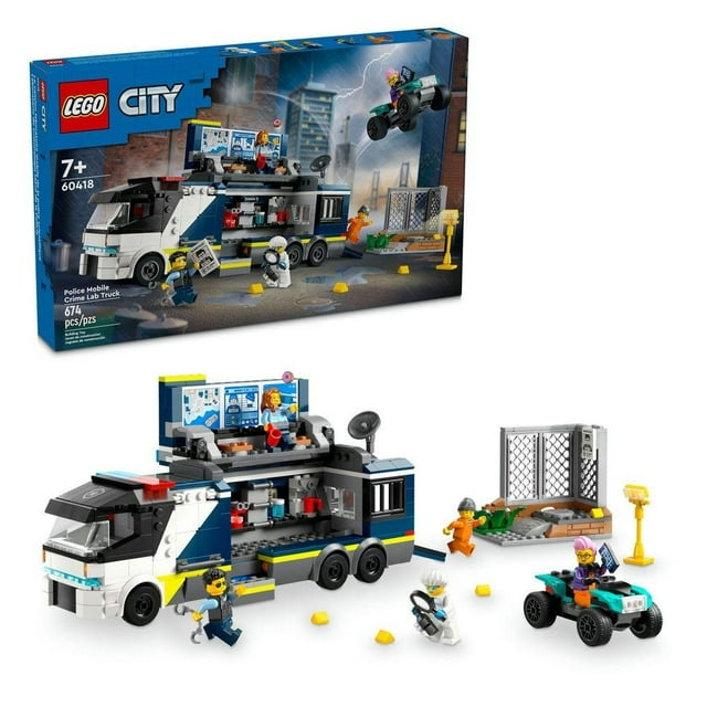 Set LEGO City Laboratorio de Criminología Móvil de la Policía 60418