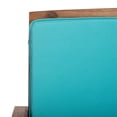 thumbnail image 4 of SAFAVIEH Fontana Outdoor Patio 4 Pc Conversational Set, Natural/Aqua, 4 of 13