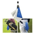 thumbnail image 3 of 16x32cm Golf Towel Golf Ball Cleaner Hand Towel Golf Accessories for Golf Club Maintenance Family Fitness Sport Outdoor Blue, 3 of 10