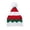 Z1 White, variant on Red White Beanie Waldo Hat Christmas Pom Pom Striped Knit Hat with Glasses
