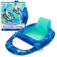 thumbnail image 1 of Tumbona de piscina Swimways Elite Spring Float, reclinable, para adultos, 1 of 8