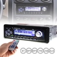 thumbnail image 2 of Single 1 Din Digital Media Car Stereo Radio Bluetooth Audio and Calling, Support MP3 WMA WAV Aux Input/USB/TF MP3 Player with Remote Control, 2 of 15