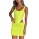 thumbnail image 1 of Moda mujer verano chaleco Camis falda traje conjunto sin mangas vendaje estampado Sexy conjuntos Wmkox8yi  bvn3269, 1 of 7