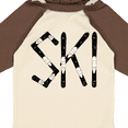 thumbnail image 4 of Inktastic Ski Rough Text Boys Long Sleeve Baby Bodysuit, 4 of 5