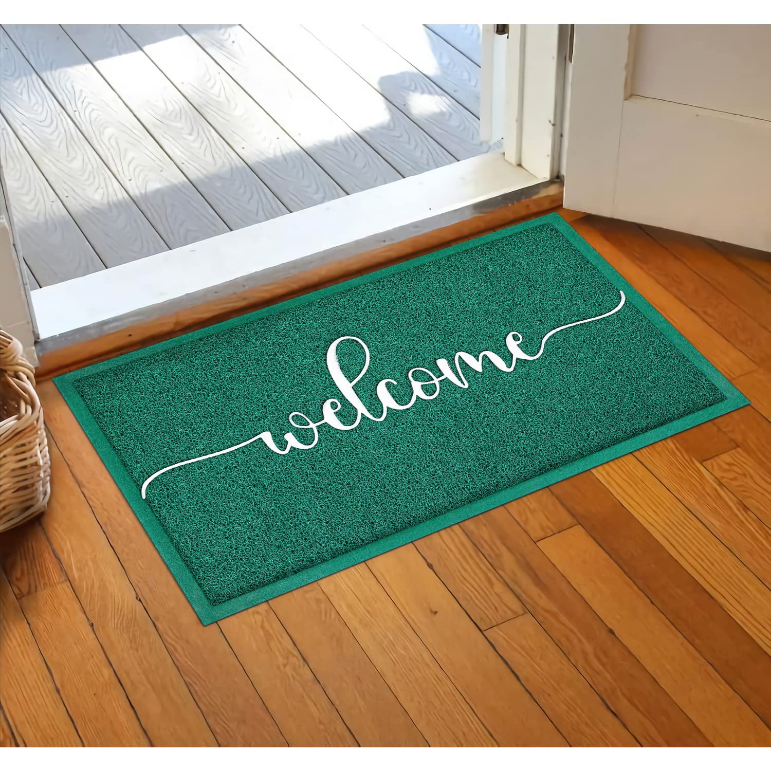 Door Mat For Indoor Outdoor Welcome Mat, Heavy Duty Durable Front Door Mat  Low Profile Entryway Rug For Entry, Patio, Garage, High Traffic Areas -  Temu Germany