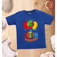 thumbnail image 4 of Shop4Ever Autism Awareness with Balloons Toddler Cotton Toddler's Cotton T-Shirt 2T Royal Blue, 4 of 6