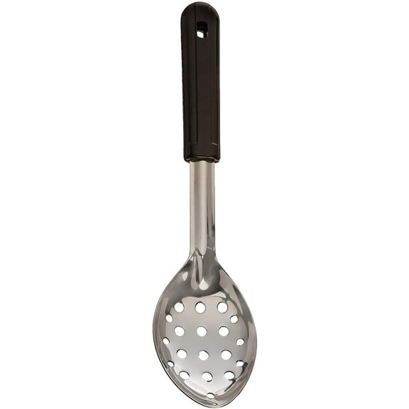 Winco BSPB-11 Perforated Basting Spoon with Bakelite Handle, 11-Inch, Medium, Stainless Steel