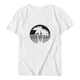 thumbnail image 3 of Camiseta suelta con estampado elegante para mujer Blusa de manga corta con cuello redondo Tops casuales OAVQHLG3B Store lin121212, 3 of 4