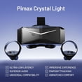 thumbnail image 2 of Pimax Crystal Light PCVR Headset - 35 PPD, 2880x2880 per Eye Resolution, 8K QLED Display with Local-Dimming, Inside-Out Tracking, PC VR Headset for Flight Sims, iRacing & Gaming, 2 of 9