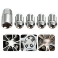 thumbnail image 4 of MasteelfCA 4pcs Universal Wheel Lock Lug Nuts Anti Theft Locking Nuts with 1pc Sleeve, 4 of 8