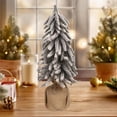 thumbnail image 4 of Xihbxyly Mini Árbol de Navidad, Copo de Nieve Blanco, Tamaño Compacto para Escritorio y Ventana, Decoración Navideña para Oficina o Tienda, Ambiente Festivo, 20-33 Cm, Material Resistente de Pe y Tel, 4 of 6