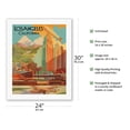 thumbnail image 2 of Los Angeles California - Vintage Travel Poster by Edward Withers c.1929 - Fine Art Rolled Canvas Print 20in x 26in, 2 of 4