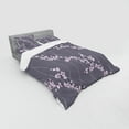 thumbnail image 2 of Ambesonne Floral Bedding Set 4 Pcs, Japanese Sakura, Queen, Taupe Pale Pink, 2 of 2