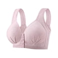 thumbnail image 2 of Antinious Women Plus Size Wireless Bras Push Up Front Closure Padded Cup Breathable, 2 of 5