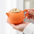 thumbnail image 2 of Persimmon Ceramic Teapots Personalization Gongfu Tea Pot 175ml, 2 of 8