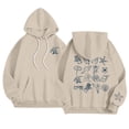 thumbnail image 3 of Wovix Women's Hoodie Rose Letter Print Hooded Pullover with Pocket Sweatshirt Long Sleeve for Daily, 3 of 7
