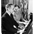 thumbnail image 2 of Senator Harry Truman At The Piano With His Daughter Margaret. April 15 History (24 x 36), 2 of 2