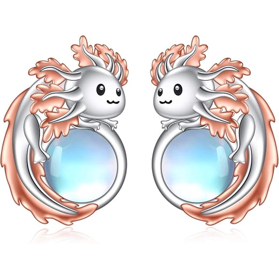 DOLIOX Sterling Silver Cute Animal Stud Earrings for Women Ladybug/Fox/Dinusaur/Frog Earrings Jewelry Gifts