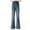 style-08 Blue, variant on JUMEYU Jeans for Teens High Waist Girls Flared Jeans Fit Bell Bottoms Casual Elastic Waist Denim Pants Size 12-13 (Light Blue,12-13 Years)