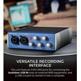 thumbnail image 3 of PreSonus AudioBox Studio Ultimate Bundle with Blucoil Boom Arm Plus Pop Filter, USB Hub Type-A, 10-FT Straight Instrument Cable 1/4in, 10-FT Balanced XLR Cable, and 3' USB Extension Cable, 3 of 9