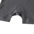 thumbnail image 4 of Baby Boys Girls Romper Ribbed Short Sleeve Knit Cotton One Piece Jumpsuit, 4 of 6