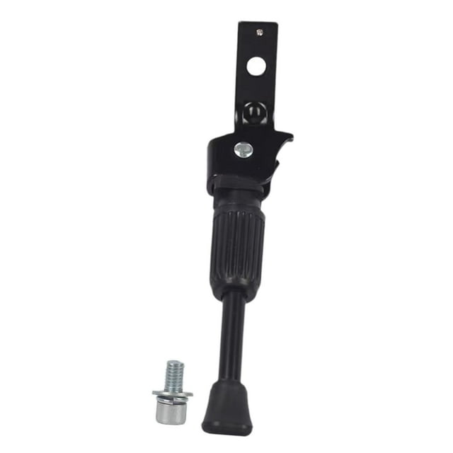 Pata de cabra para bicicleta de hierro fundido, accesorios resistentes para caballete lateral, profesional Negro de 14 pulgadas