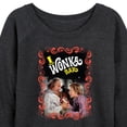 thumbnail image 3 of Willy Wonka & The Chocolate Factory - Charlie & Grandpa Joe - Women's Lightweight French Terry Long Sleeve Shirt, 3 of 5