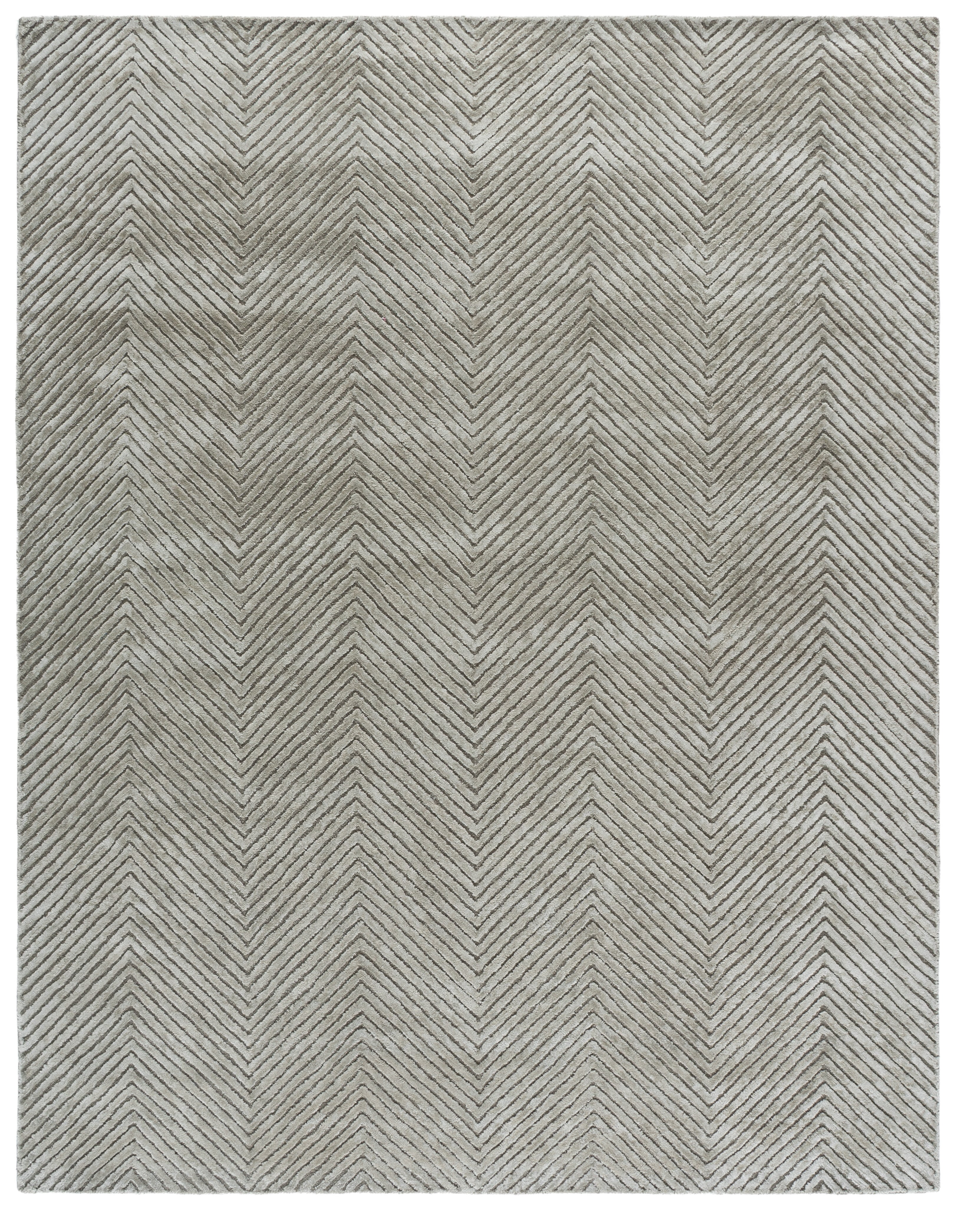 Safavieh Glamour Petar Chevron Area Rug, Silver, 9' x 12'