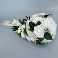thumbnail image 5 of Gazechimp Wedding Bridal Bouquet, Artifical Rose Tossing Bouquet, Bridesmaid Holding Flowers,Wedding Bouquets Silk Flower, 5 of 6