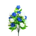 thumbnail image 3 of 1 Bouquet Memorial Flowers for Graves - Durable Silk Cemetery Wildflower Flowers Bouquet, Elegant Rose & Lily Floral Arrangement for Headstones, Tombstone Decor, Indoor/Outdoor Memorial Decorations, 3 of 5