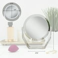 thumbnail image 5 of Zadro Acrylic Dual Makeup Mirrors with Magnification & Swiveling Heads, 5 of 7