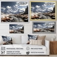 thumbnail image 4 of Designart "Mont Blanc France Majestic wall art" Landscapes Floater Framed Canvas Art Print, 4 of 7