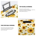 thumbnail image 3 of Pofeuu European-style Pattern Sunflower A Print Luggage Suitcase Cover Protector Luggage Washable Covers Aesthetic for 18/24/28/32 inch Luggage（No luggage included）-Small, 3 of 7
