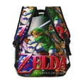 thumbnail image 4 of The Legend Of Zelda Ocarina Of Time Backpack Shoulders Laptop Daypack Student School Bag Satchel Bookbag Unisex Travel Bag Rucksack Knapsack, 4 of 6