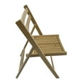 thumbnail image 5 of Folding Chairs Set of 4, Wood Portable Event Chairs Wedding Chairs with Slatted Seat, Lightweight Folding Chairs for Balcony Backyard Dining Room, Fully Assembled, 5 of 7