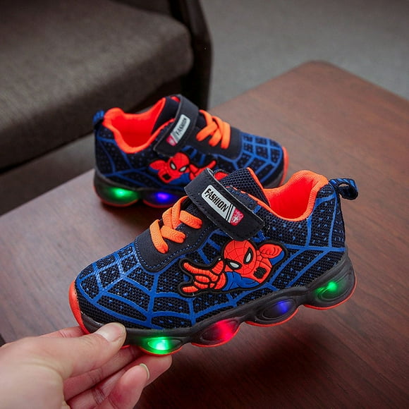 Marvel Fashion Superhero Spiderman Boys Shoes Cute Sports Disney Leisure Kids Girls Sneakers Cool Children Casual Shoes Tennis