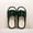 Green, variant on And Plaid Print Linen Slippers Indoor Slides Comfortable Summer Sandals For Home Leisure