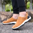 thumbnail image 6 of Mens Hiking Mountaineering Shoes Outdoor Breathable Trekking Sneakers Lightweight Comfortable Non-slip Casual Shoes Yellow 12.5 US, 6 of 7