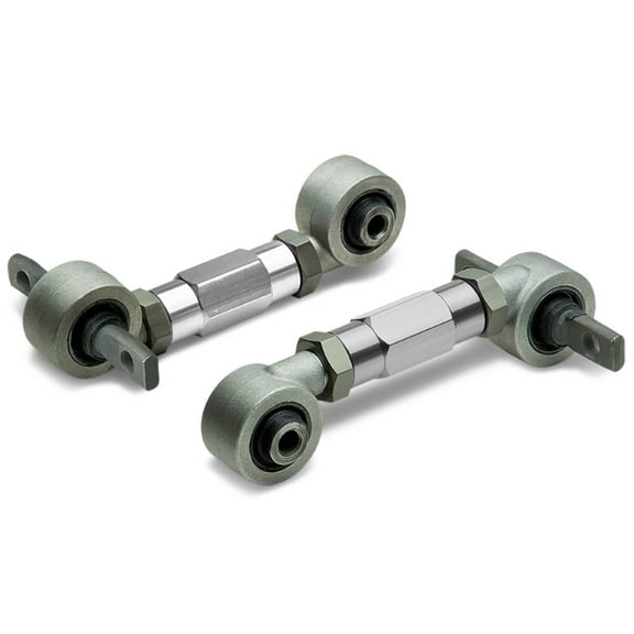 DNA Motoring CBK-R-HC88-SL For 88-00 Honda Civic & CRX Steel Alloy Rear Racing Camber Kits (Silver) - EE EF EG DC 89 90 91 92 93 94 95 96 97 98 99 Fits select: 1990-2001 ACURA INTEGRA