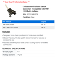 thumbnail image 2 of Cruise Control Release Switch Connector - Compatible with 1984 - 1999 Buick LeSabre 1985 1986 1987 1988 1989 1990 1991 1992 1993 1994 1995 1996 1997 1998, 2 of 2