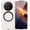 White, variant on Case For Huawei Honor Magic V6, Magnetic Shell With Supports Wireless Charging Anti-Fall Ring Kickstand Cover