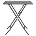 thumbnail image 5 of vidaXL 3 Piece Patio Dining Set Expanded Metal Mesh Anthracite, 5 of 12