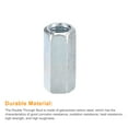 thumbnail image 4 of Unique Bargains 5pcs M14x19x45mm Coupling Nuts, Galvanized Carbon Steel Hex Threaded Rod Coupler, (New) 5 Count, 4 of 4