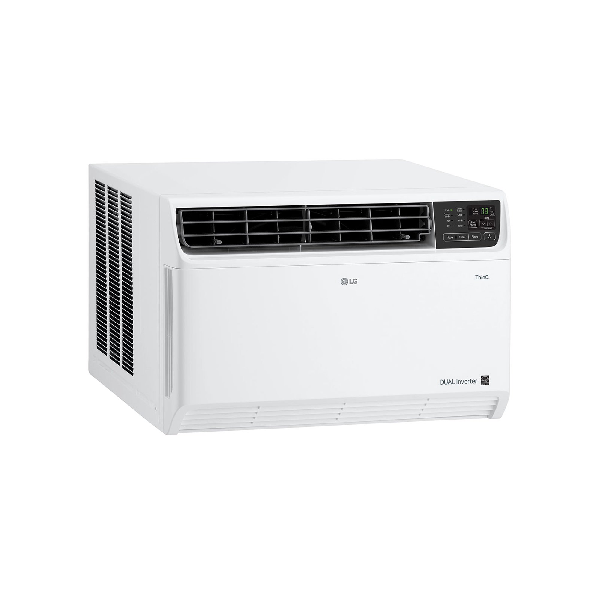 LG 12,000 BTU Dual Inverter Smart (Wi-Fi) Window Air Conditioner, Cools 550  Sq.Ft, Ultra Quiet, 35% Energy Savings, Works w/ LG ThinQ, Alexa, Google  u0026amp; Remote - 115 V (LW1222IVISM) | Walmart Canada