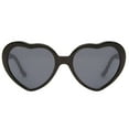 thumbnail image 2 of Gafas de sol de corazón Hugo de difracción anteojos de efectos de luz Negro, 2 of 10