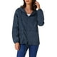 thumbnail image 1 of Inspire Chic Chaquetas de Lluvia para Mujeres Impermeables con Capucha, Livianas, Chaquetas de Lluvia, Abrigo Cortaviento con Bolsillos para Actividades al Aire Libre, Azul Marino, 1 of 6