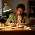 thumbnail image 4 of Retractable Ballpoint Pen, Large Capacity Smooth Writing Office Pen with Quick-Drying Ink, Jumbo Barrel Ergonomic Design for Daily Use, 10ML Ink Stationery, 4 of 6