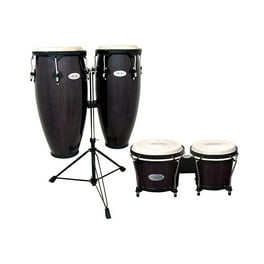 Toca Elite Pro Wood Conga Set with Stand, Natural Maple Fade