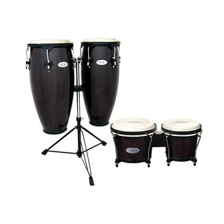 Toca 3100CF Elite Pro Wood Conga Set with Stand, Crimson Maple