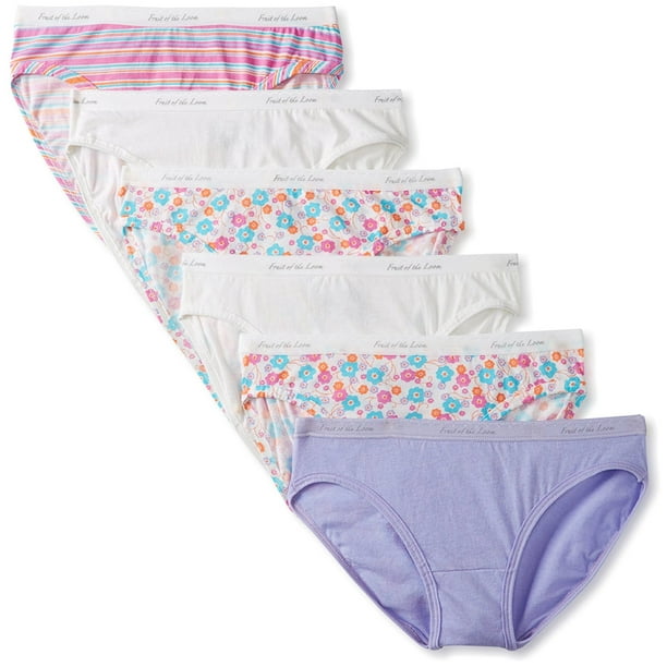 Fruit of the Loom - Fruit of the Loom Women's 6-Pack Cotton Hipster ...